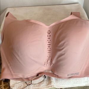 Pink Seamless Sports Bra with Molded Cups